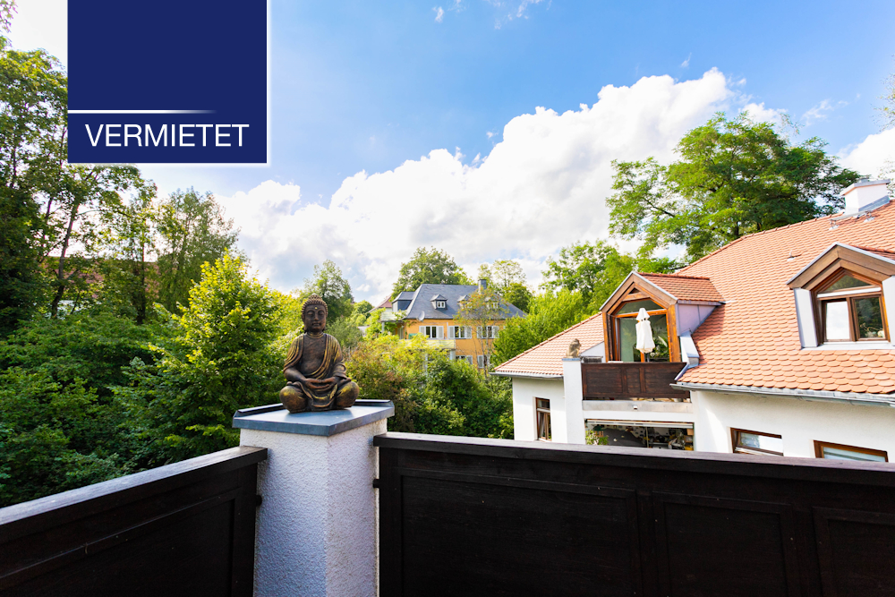 +VERMIETET+ Dachgeschosswohnung in zentraler Lage mit See- und Bergblick in Tutzing