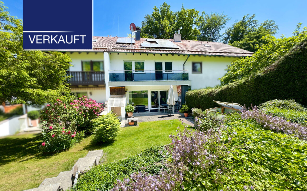 +VERKAUFT+ Zukunft beginnt zu Hause – Reihenmittelhaus in Tutzing mit nachhaltigem Energiekonzept