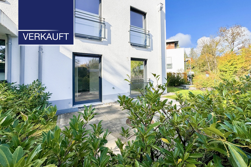 +VERKAUFT+ Moderne 3-Zimmer-Gartenwohnung mit Hobbyraum in Tutzing