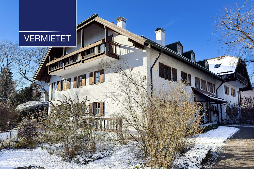 +VERMIETET+ Gemütliche Dachgeschosswohnung mit Balkon und Schwedenofen in Tutzing