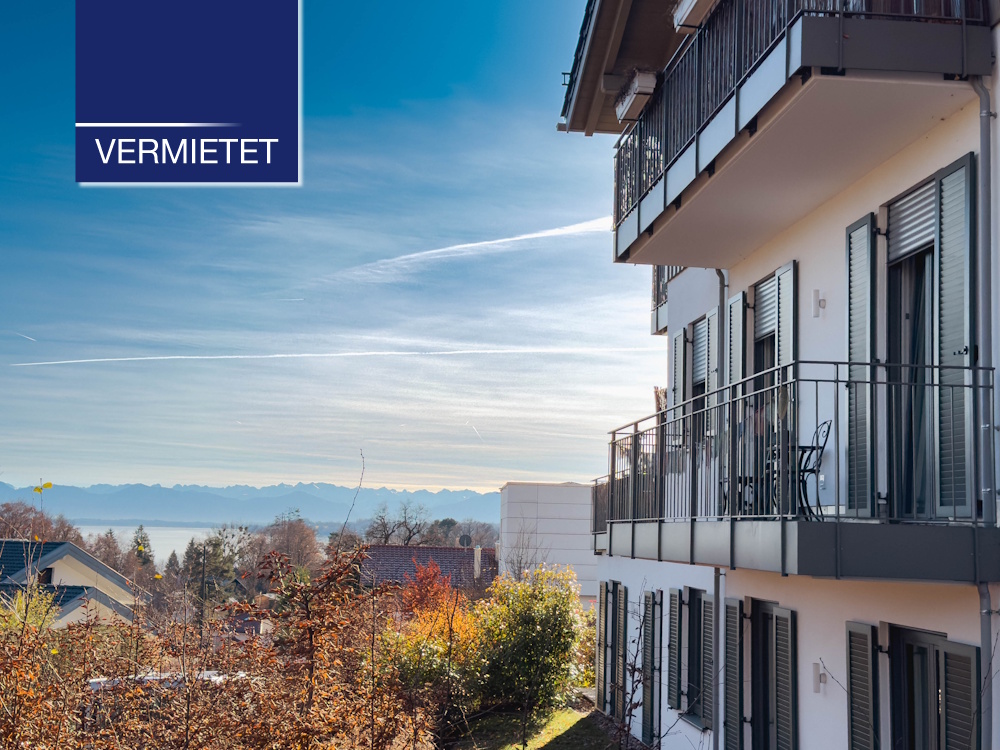 +VERMIETET+ Terrassenwohnung mit See- und Bergblick in Tutzing