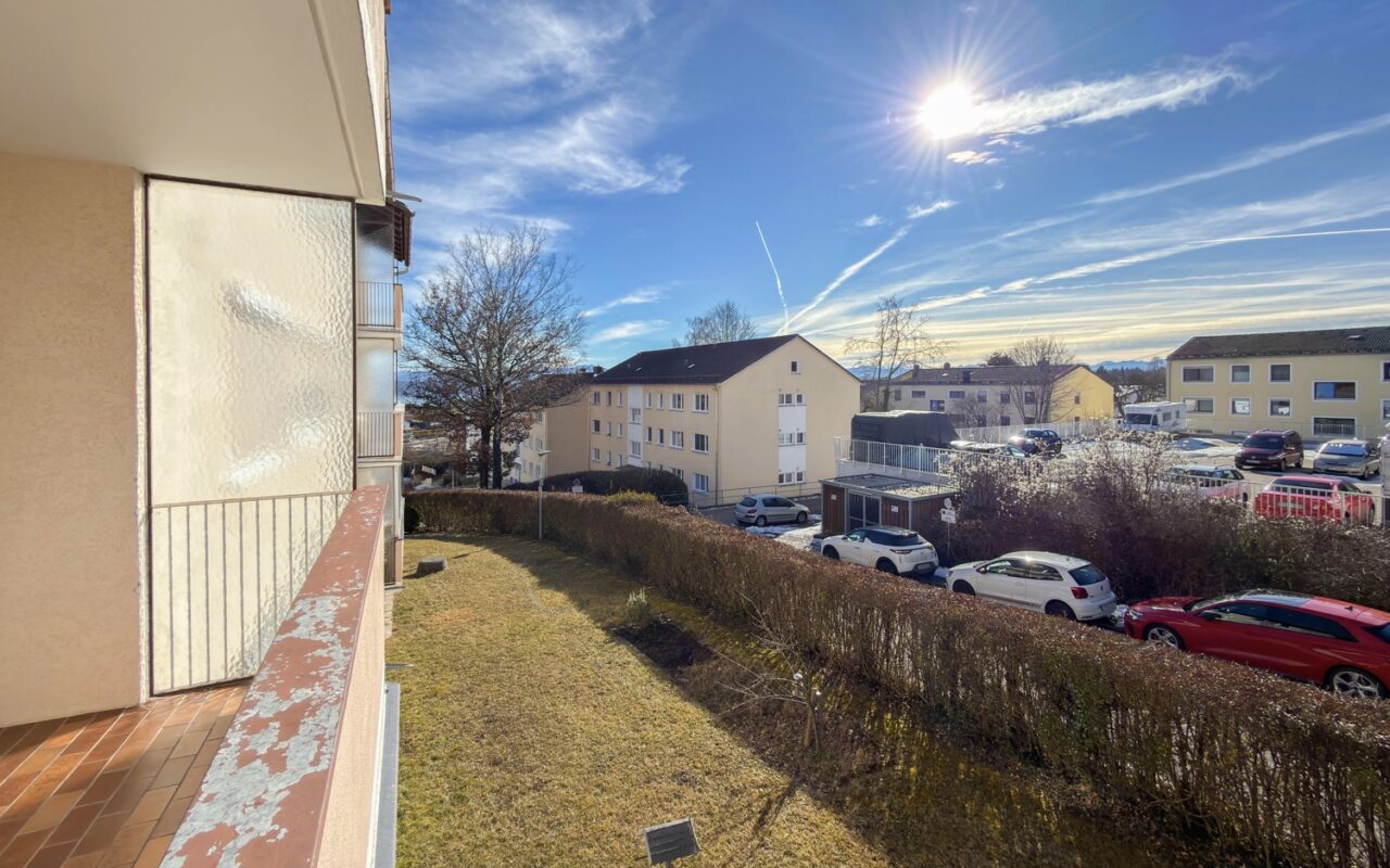 Gut geschnittene 3-Zimmer-Wohnung mit Bergblick in Tutzing