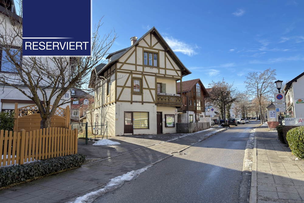 +RESERVIERT+ Haus im Zentrum von Tutzing – Immobilienrarität sucht Liebhaber