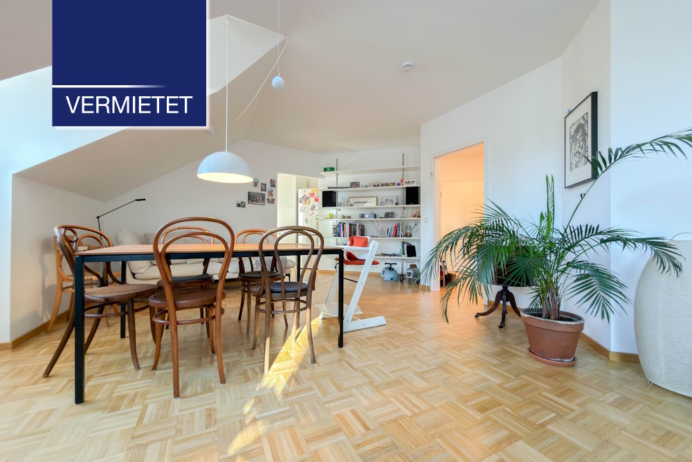 +VERMIETET+ Zentrale 4-Zimmer-Dachgeschosswohnung in Tutzing