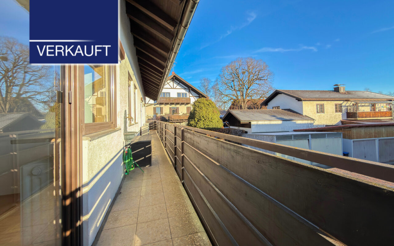 +VERKAUFT+ Wohnung mit Potenzial in Tutzing-Unterzeismering