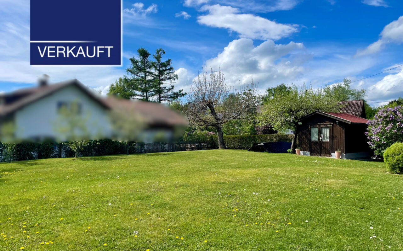 +VERKAUFT+ Baugrundstück – 503 qm in begehrter Lage von Berg-Allmannshausen am Starnberger See